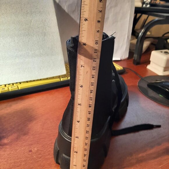 NEW ! Steve Madden Thora-P Combat Boot Black Size 8 - Picture 6 of 7